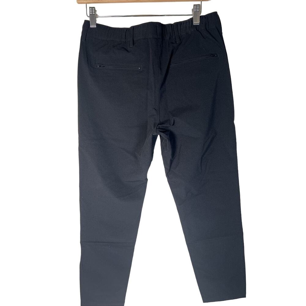 New Nylon/spandex Black Drawstring Waist Tapered Pants Size 30/2860